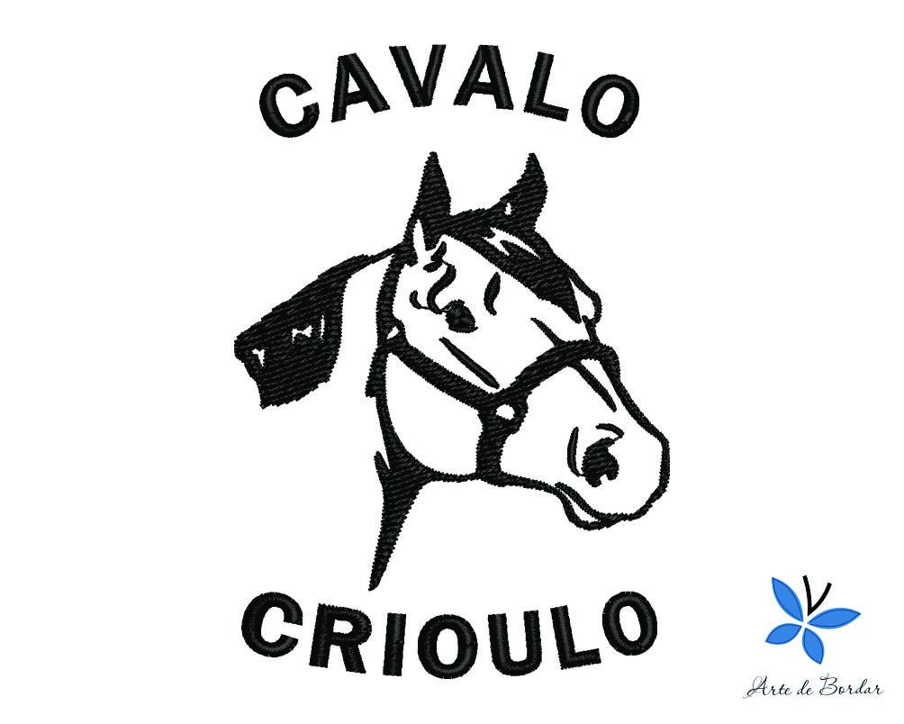 Matriz de bordado Cavalo Crioulo