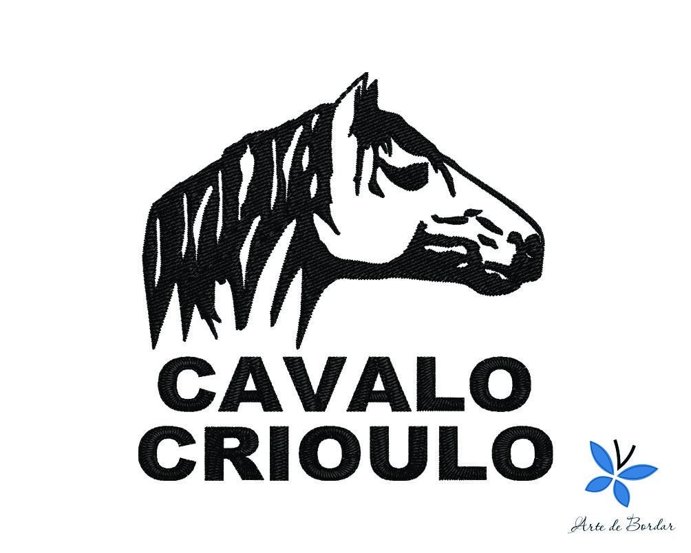 Matriz de bordado Cavalo Crioulo