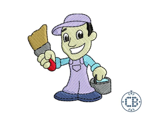 Matriz de Bordado - Pintor R01