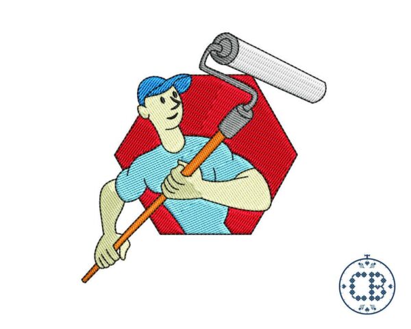 Matriz de Bordado - Pintor R02