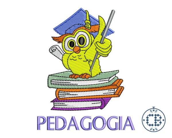 Matriz de Bordado - Pedagogia R08