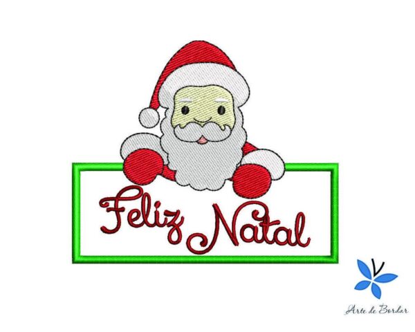 Matriz de Bordado - Feliz Natal 009