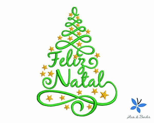 Matriz de Bordado - Feliz Natal 015