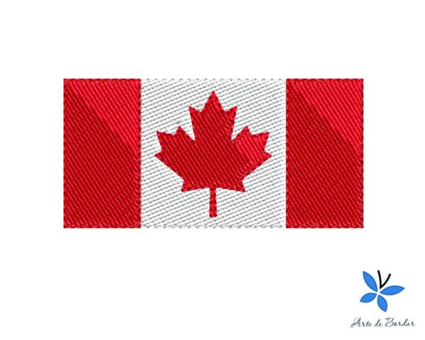 Matriz de Bordado - Bandeira Canada