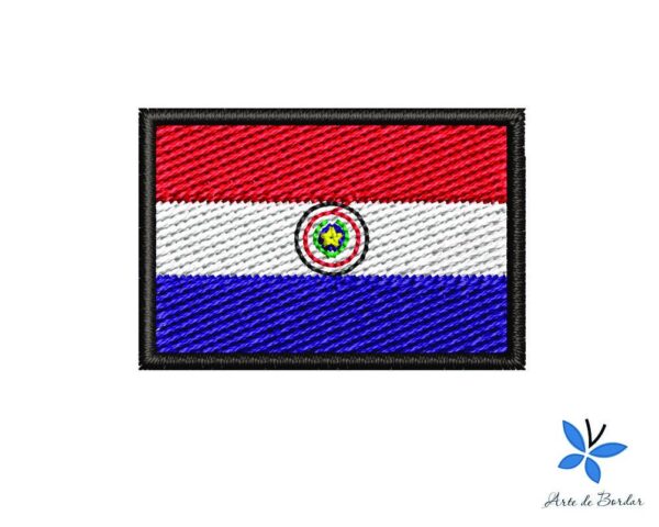 Matriz de Bordado - Bandeira Paraguai