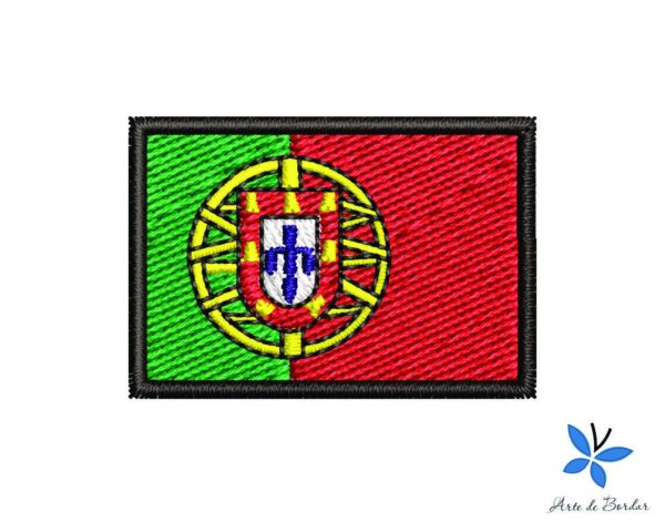 Matriz de Bordado - Bandeira Portugal
