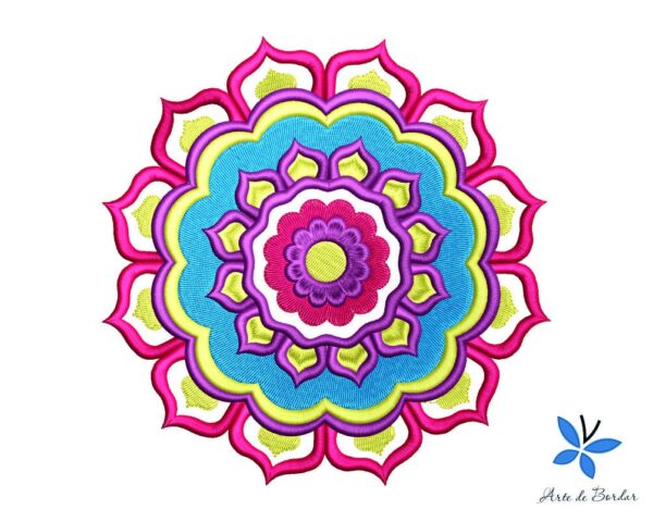 Matriz de Bordado - Mandala 002
