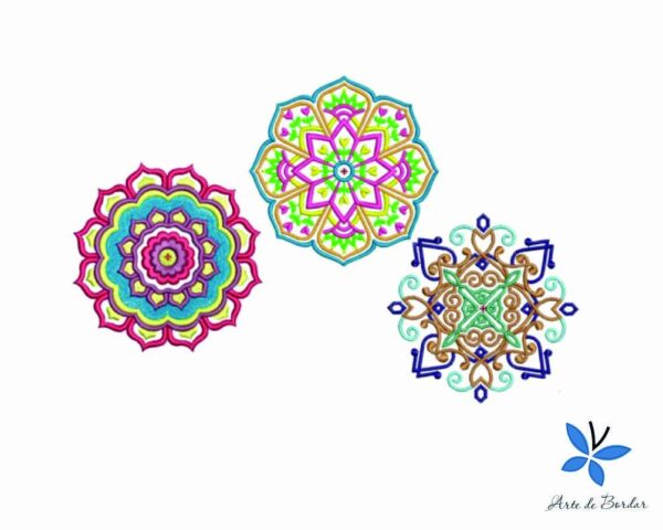 Matriz de Bordado - Mandalas 002
