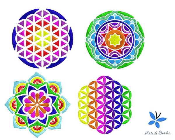 Matriz de Bordado - Mandalas 003