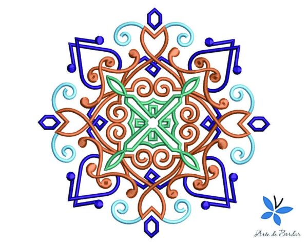 Matriz de Bordado - Mandala 001