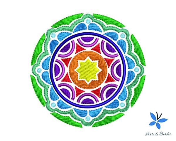Matriz de Bordado - Mandala 003