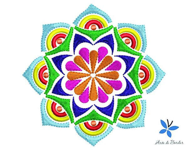 Matriz de Bordado - Mandala 006