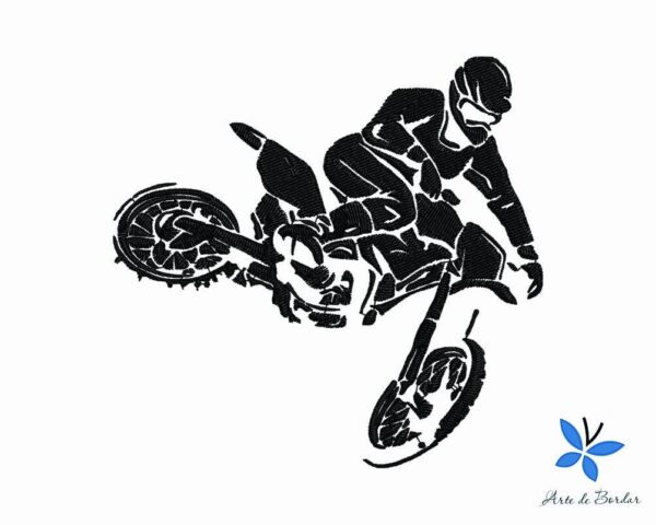 Matriz de Bordado - Motoqueiro 002