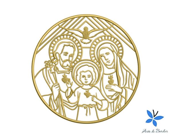 Matriz de Bordado - Sagrada Família 002