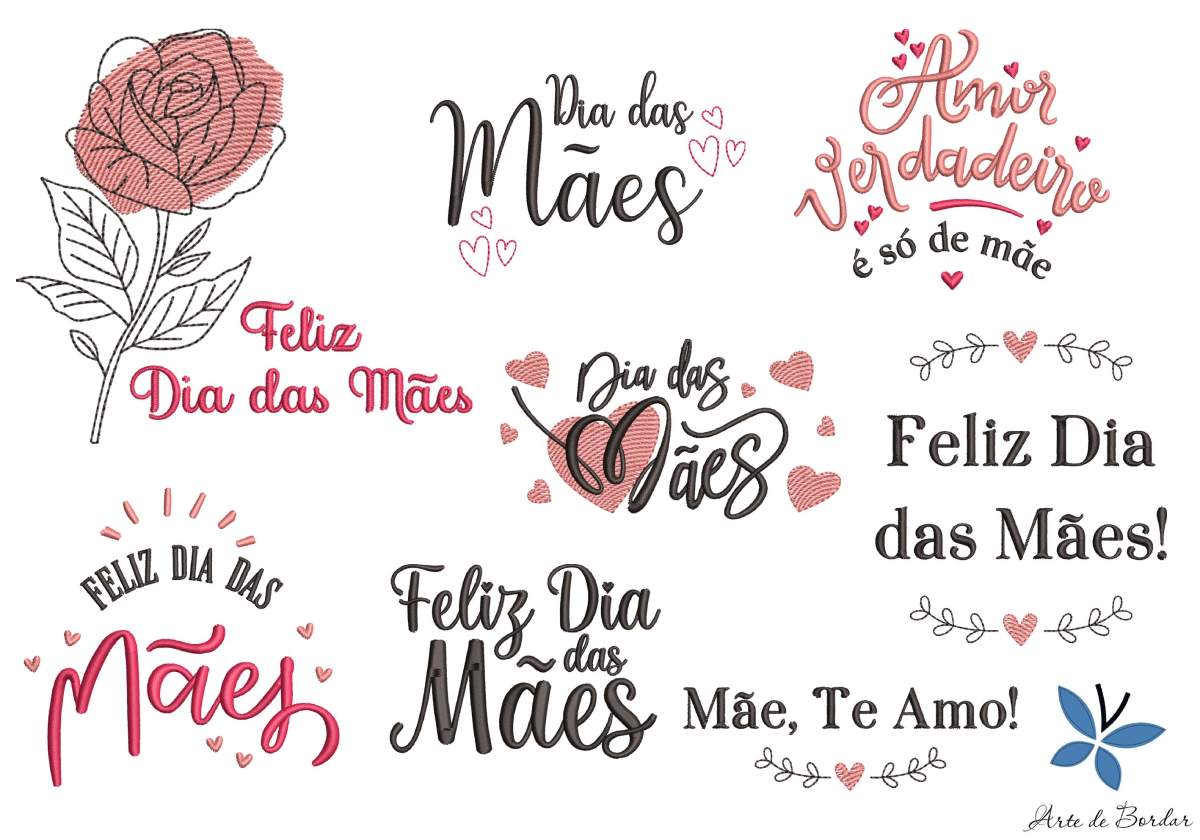 Matriz de bordado coleção dia das mães 013