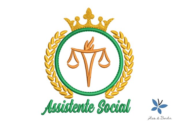 Matriz de Bordado - Assistente Social 001