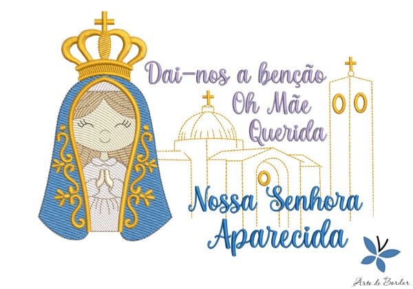 Matriz de Bordado - Nossa Senhora Aparecida 035