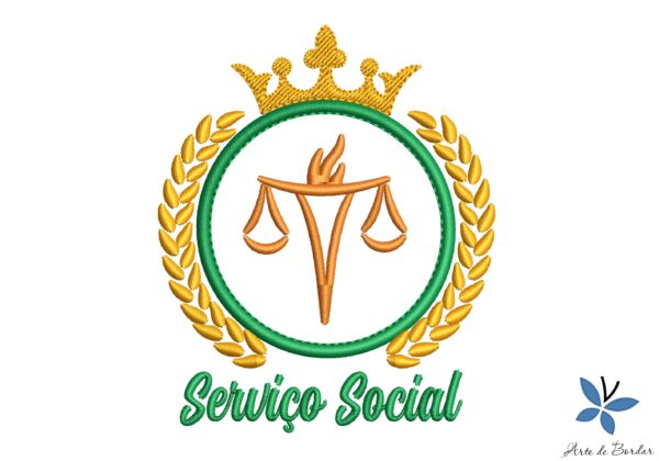 Matriz de Bordado - Serviço Social 006