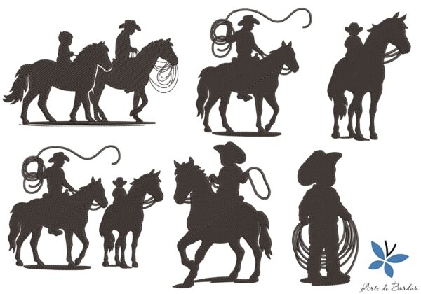 Matrizes de Bordado - Coleção de Cavalos 002