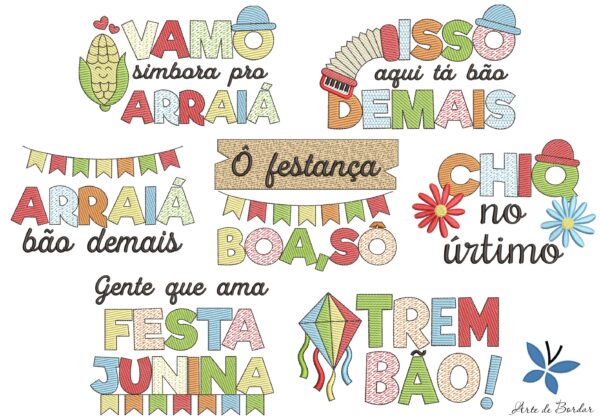 Matriz de Bordado - Festa Junina 026