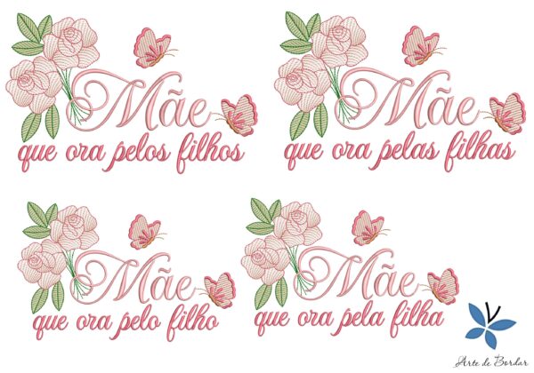 Matrizes de Bordado - Coleção Dia das Mães 021