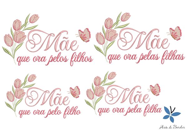 Matrizes de Bordado - Coleção Dia das Mães 022