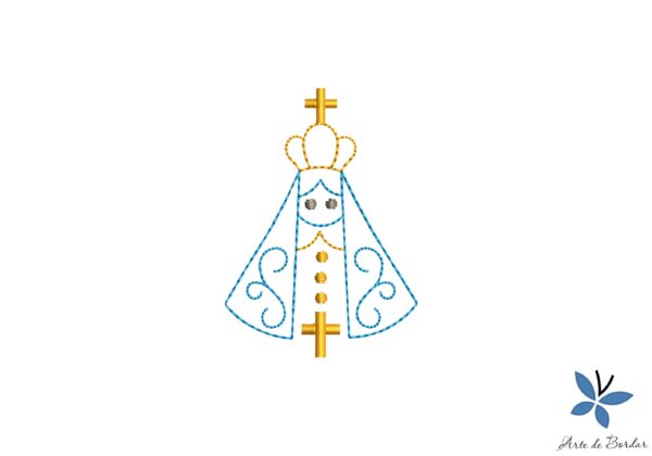 Matriz de Bordado - Nossa Senhora Aparecida 033