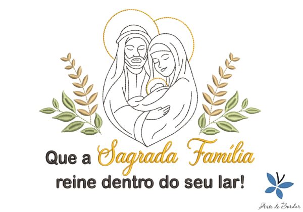Matriz de Bordado - Sagrada Família 005